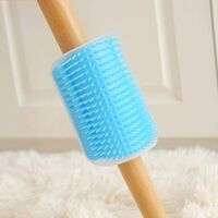 LangRay Grooming Angle Brush Massage Cat Groomer Brush Comb Dogs Cats Hair Upholstery PS021 (Light Blue)
