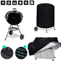 Barbecue Cover, Heavy Duty Oxford Cloth Waterproof & Dust-proof & Anti-UV Outdoor BBQ Grill Cover, XL��170*61*117��