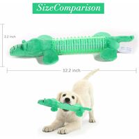 LangRay Plush Dog Toys Squeaky Dog Toys - Indestructible Rubber Body for Puppy Small Dogs