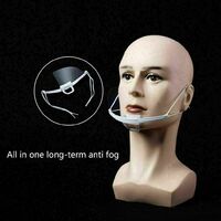 LangRay 10x Mouth Nose Visor Transparent mouth protection Mouth guard for restaurant