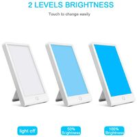 SAD Light Therapy Lamp,3000-32000 Lux Light Simulation,SAD Phototherapy for Seasonal Affective Disorder/SAD/Depression,Suitable for Home/Office Blue Light