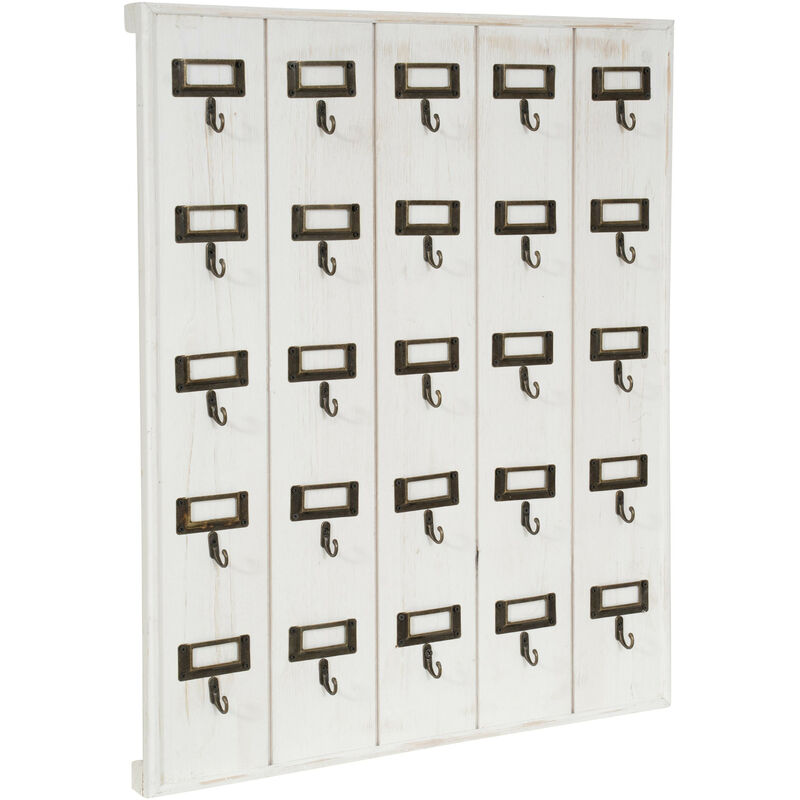 Wall-mounted key holder Key board Key racks wooden 16 hooks Hallway key  cabinet Office key hanger Locker container Key case