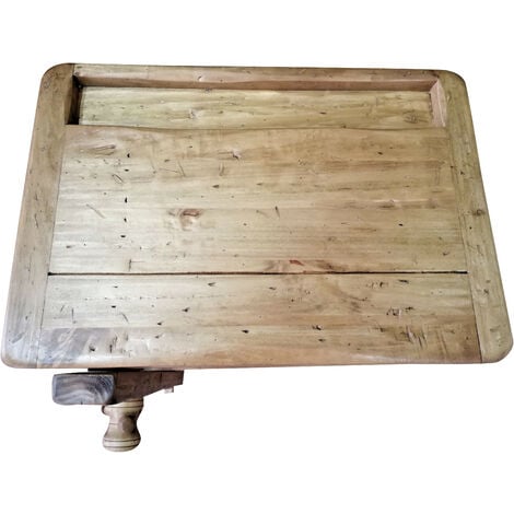 Country workbench in solid lime wood, natural finish Made in Italy