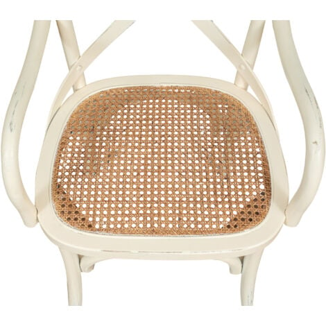 Kitchen chair Wooden and rattan chair Thonet chair 90x50x44 cm Vintage ...