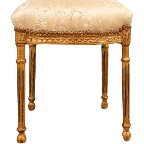 Wooden kitchen chair Dining chair 40x35x96 cm Upholstered chair Bedroom chair Solid wood and fabric chair French style