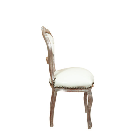 Wooden kitchen chair Dining chair 44x89x41 cm Upholstered bedroom chair Living room armchair Baroque armchair French style