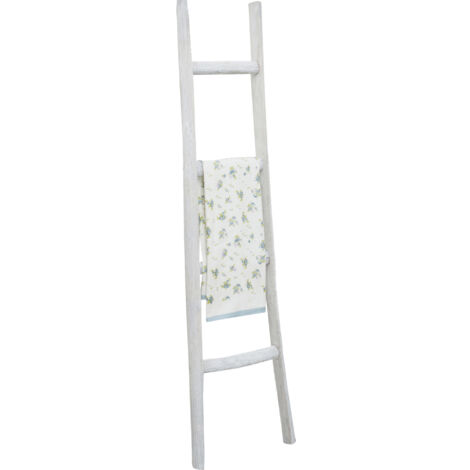 Towel Hanger Wooden Ladder Storage Towel Ladder Floor Standing Bathroom ...