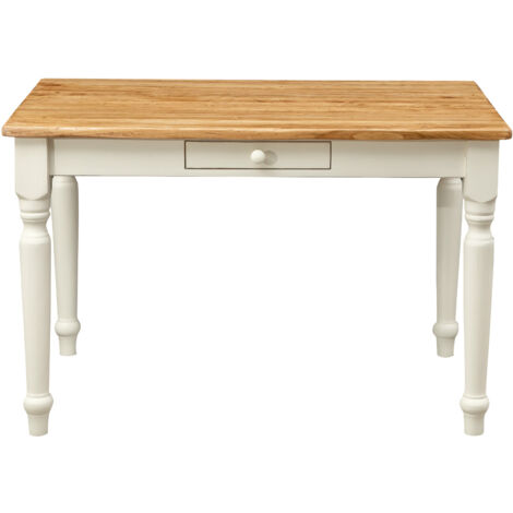 Wooden Desk Bedroom Desk Office Desk 121x81 cm Table with Drawer Wooden Dining Table Made in Italy Office Table (1/5)