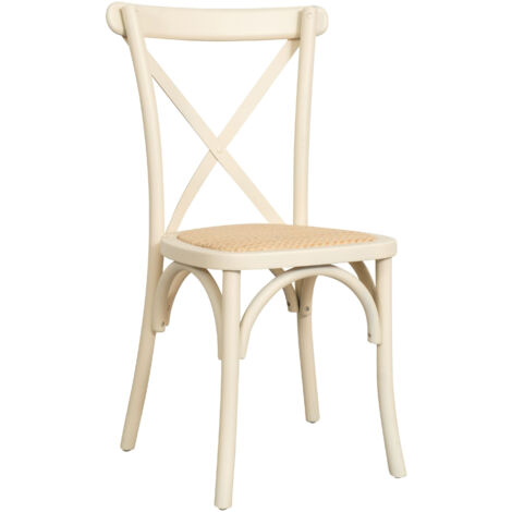 Modern Kitchen Chair Stackable Chair Wooden Rattan Chair Dining and Living Room Thonet Vintage Rustic Restaurant Chairs