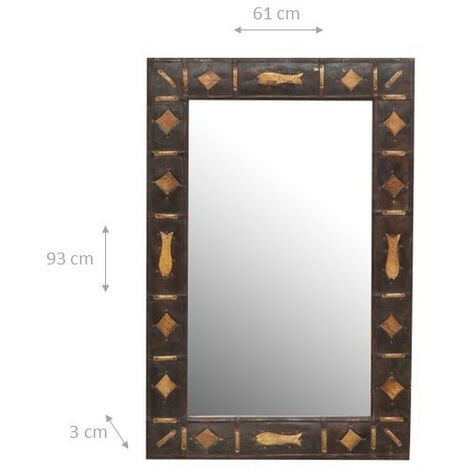 W61xDP3xH93 cm sized Hanging  Wall Mirror