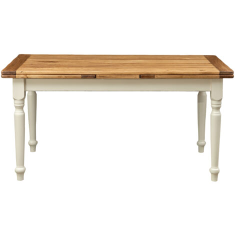 Solid wood table 160x90 cm Dining room and kitchen table Extendable table Rectangular coffee table Artisan Made in Italy