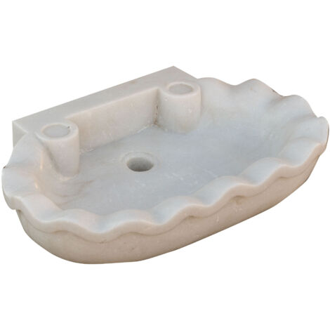 White marble sink Kitchen sink Countertop sink Stone sink Indoor and outdoor wash basin Fountain basin Indoor and outdoor sink