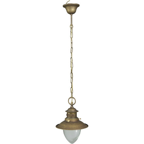 Made in Italy casting aged brass Old Navy-style chandelier diam. 25xH88 cm