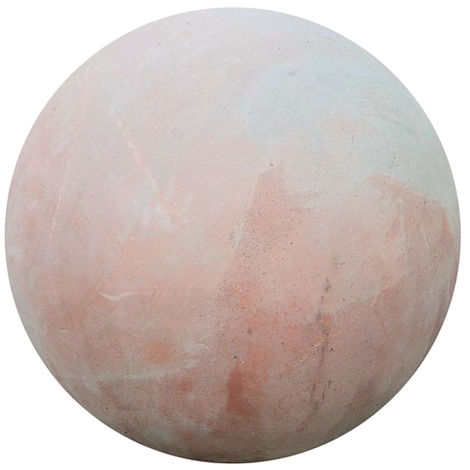 Tuscan terracotta made diam. 35 cm aged sphere Made in Italy