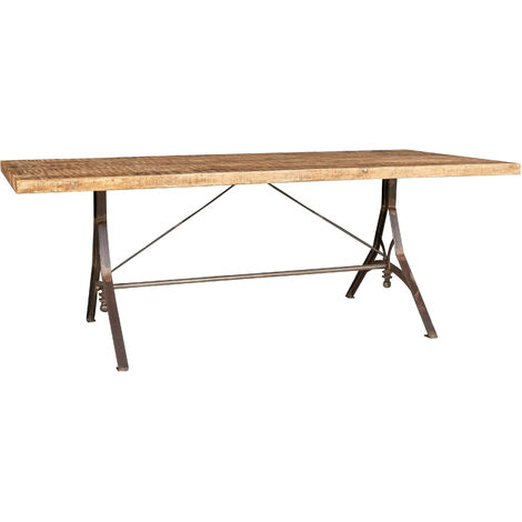 Rectangular solid wood table (1/5)