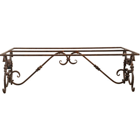 Cast iron deals coffee table base