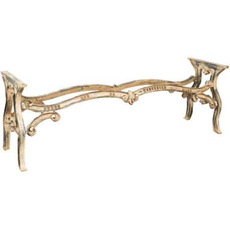 Garden table leg base Solid iron and cast iron structure, ideal for indoors and outdoors. Stone, marble, glass, wood tops (1/5)