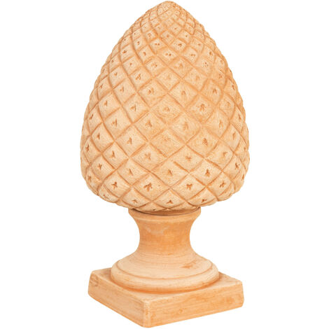 Tuscan terracotta pine cone 100% Made in Italy entirely handcrafted