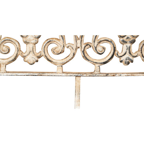 Cast iron railing with antique finish