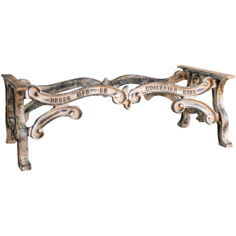 Garden table leg base Solid iron and cast iron structure, ideal for indoors and outdoors. Stone, marble, glass, wood tops (1/5)