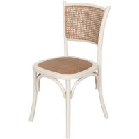 Kitchen chair 46x90x43 cm Wooden and rattan chair Rustic dining room chair Modern restaurant chairs Vintage Thonet chair