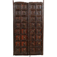 Solid wood and iron door for interior or exterior use old medieval