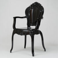 Wooden Kitchen Chairs Dining Room Armchairs Bedroom Polycarbonate Chairs Living Room Outdoor Plastic Armchair