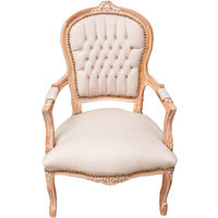 Louis XVI style solid beech wood made armchair