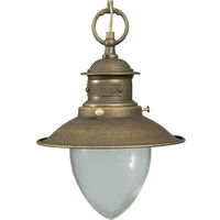 Made in Italy casting aged brass Old Navy-style chandelier diam. 25xH88 cm
