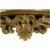 Resin made antiqued gold finish w45xDP12, 5xH14 cm sized shelf