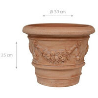 Terracotta Vase 100% Handmade in Italy