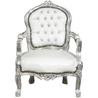 Louis XIV French style solid beech wood made armchair