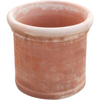 VASE CONCA AGED, IN TUSCAN TERRACOTTA L62XPR62XH55 CM