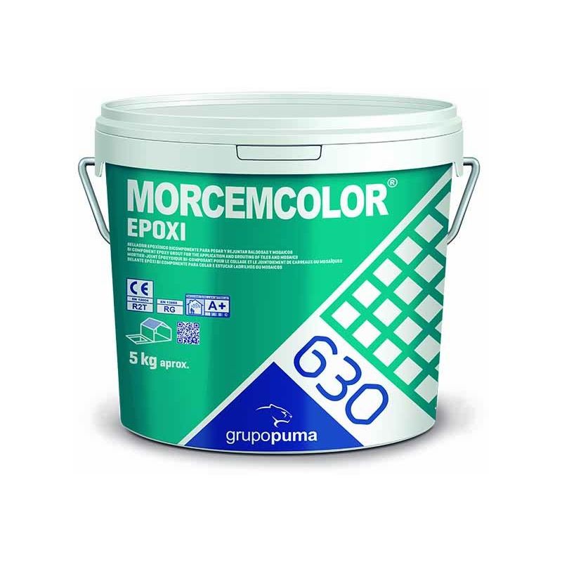 630 Morcemcolor Epoxi RG Blanco: de colocación y rejuntado epoxi bicomponente juntas de 1 a 15 mm. Bote 5