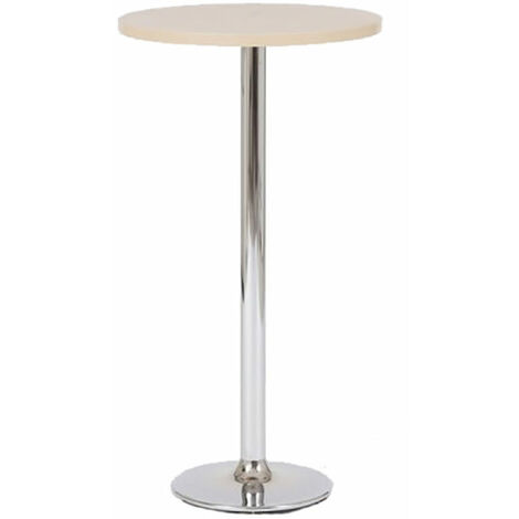 Tall round bar table and outlet stools