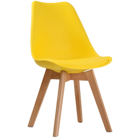 Lovet Chair Yellow Pack Of 2