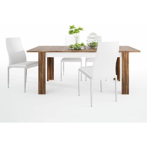 Delly Set Delly Extending Table 4 Lillie High Chair White.