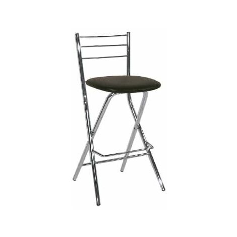 Falcon Folding Breakfast Bar Stool Chrome Frame