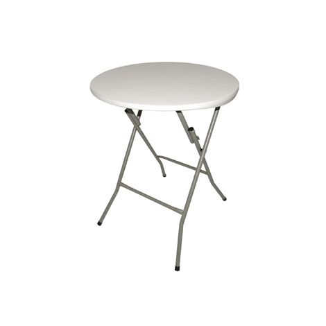 Halle Foldaway Round Table Steel Frame 600 Mm