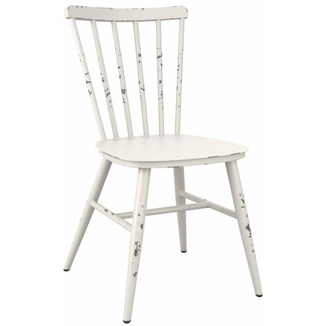 White spindle online chair