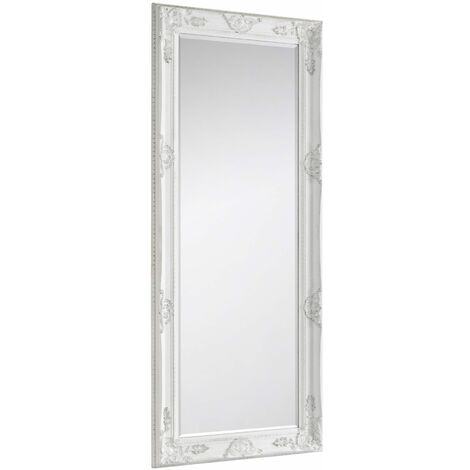 Pallas White Lean-To Dress Mirror - White