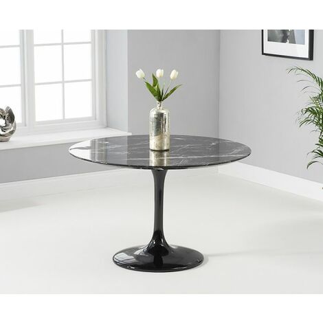 Blakely 120cm Round Black Dining Table
