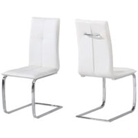 Supor Chair White (Pack Of 2) - White