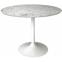 Gensifer White Table Base Marble Or Granite Top Table Base Only