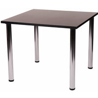 Fabizona Chrome Table Square - Small Or Large Table Tops Taupe White Laminate 500x500mm Square