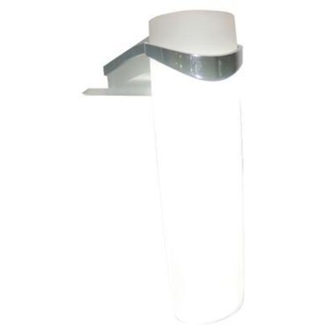 ONDEE ZEN - Applique LED de salle de bain MARY - 115mm - ABS chromé et polycarbonate - Blanc opaque (1/4)