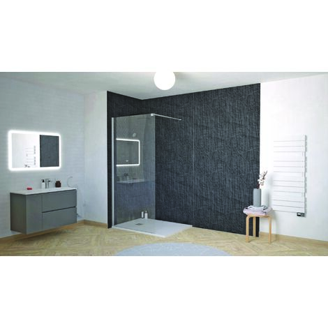 ONDEE ZEN - Panneau mural DEKORPANO - Ardoise - Mat Texturé - MAOLA - 1,2 m x 2,55 m x 4 mm (1/4)