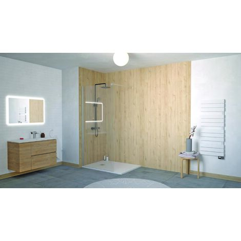 ONDEE ZEN - Panneau mural DEKORPANO - Bois - Mat texturé - FLORA - 1,2x 2,55x 4