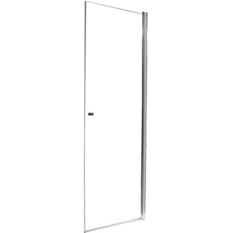 ONDEE ZEN - Porte de douche pivotante FRISCO - Finition Chromé - Transparent - 90x194,5cm (1/4)