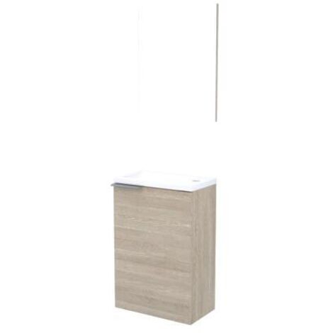 ONDEE ZEN - Lave-mains HALE - 40cm - Bois - Mélaminé - Livré en kit (1/10)